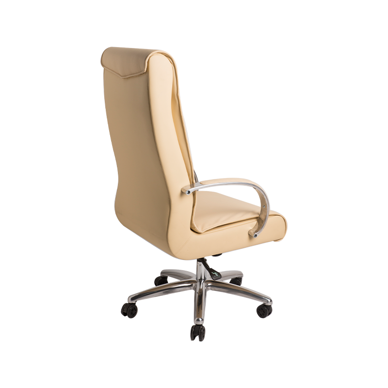 WL-801 High back pu boss office chair with aluminium polish armrest