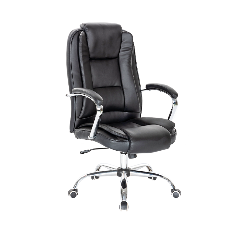 Y-2316 360-degree swivel heavy-duty metal base PU executive office chair