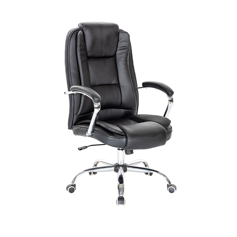 Y-2316 360-degree swivel heavy-duty metal base PU executive office chair
