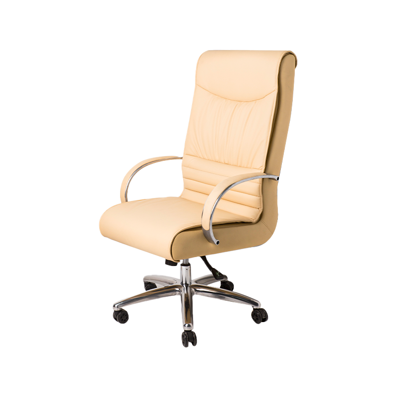 WL-801 High back pu boss office chair with aluminium polish armrest