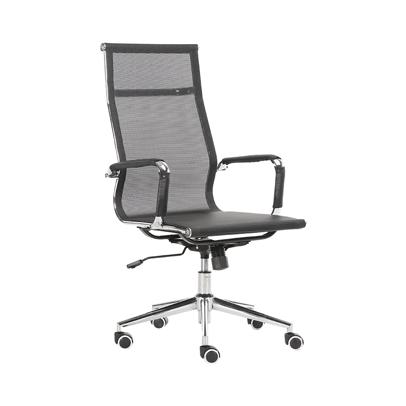 Y-572-H High back chromed steel frame mesh office chair