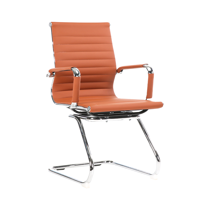 The sleek simple design of our pu leather office guest chairs makes them a modern classic