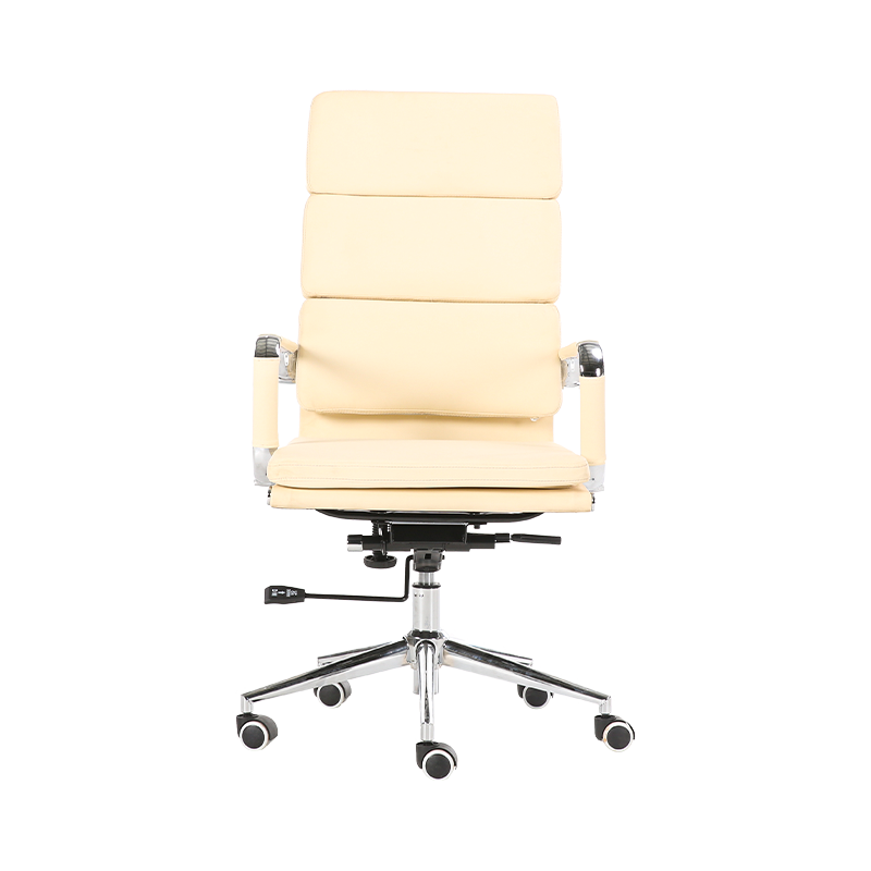 High Back Reclining Leather Office Chair